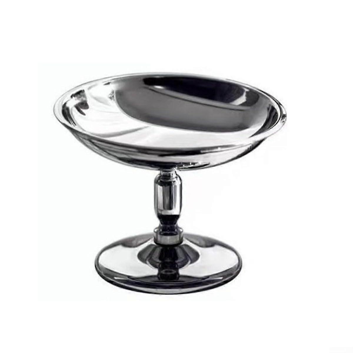 Stainless Steel Ice Cream Dessert Cups with Wide Flat Base for Serving Mousse, Custard, Smoothies, and Snacks