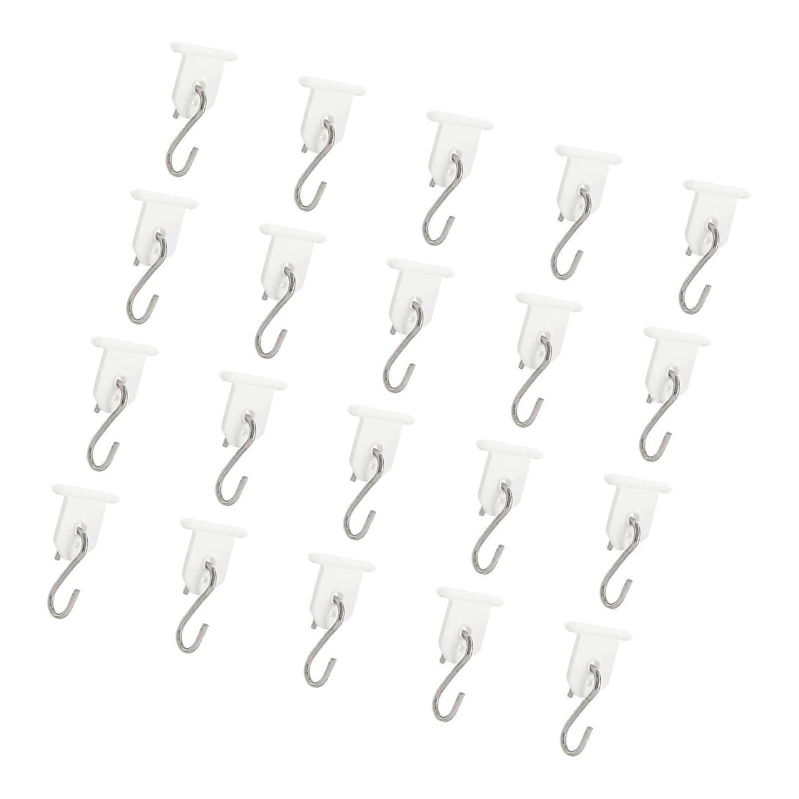 Campers Awning Hook For Side Tents And Tarps Universal Load Capacity Weatherproof Rotating Outdoor Camping Hanger  White