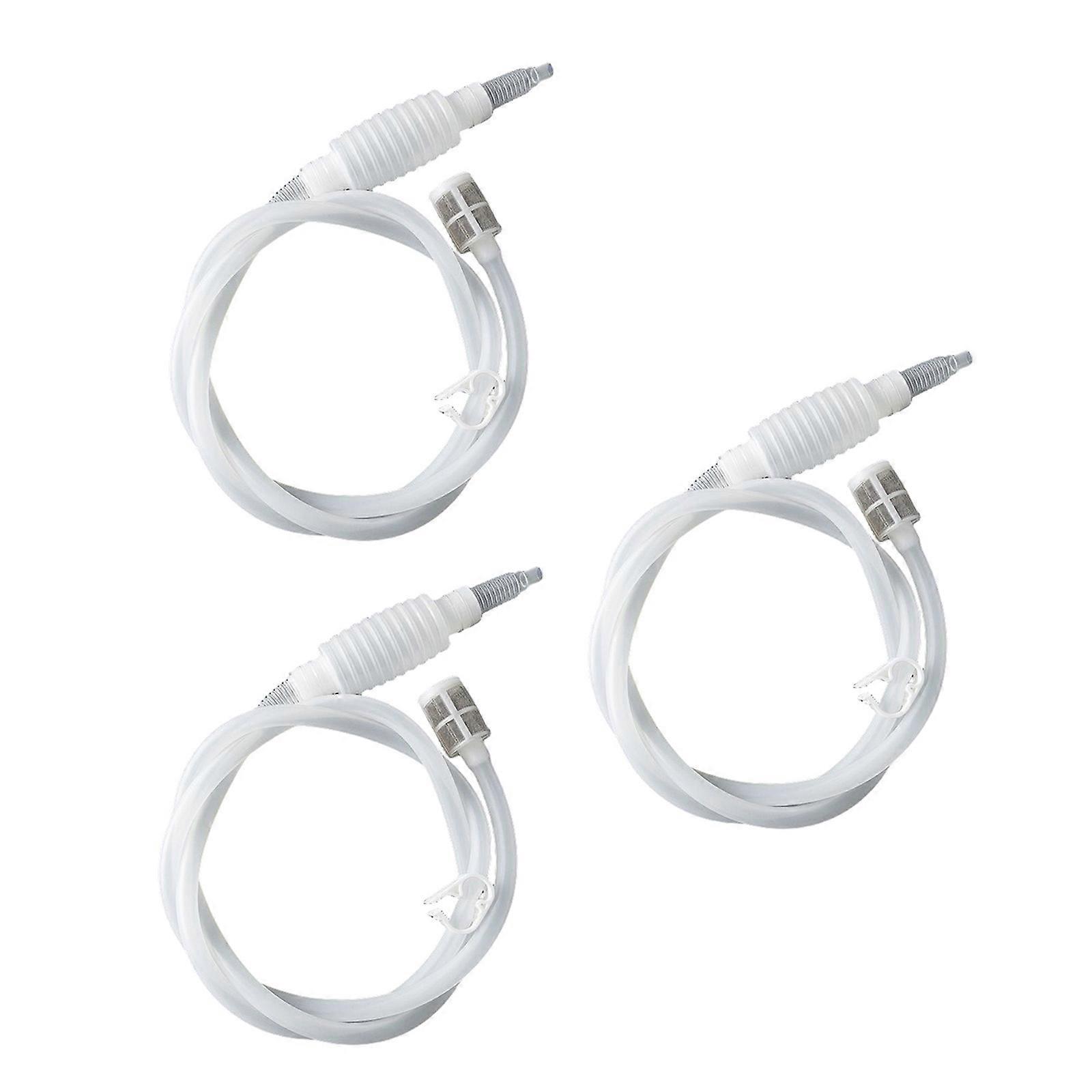 Professional 3 Pack Beverage Filter Wine Siphon Tube Hose Beer Siphon Pump for Daily Use in Pubs and Kitchens Brewing Multicolor