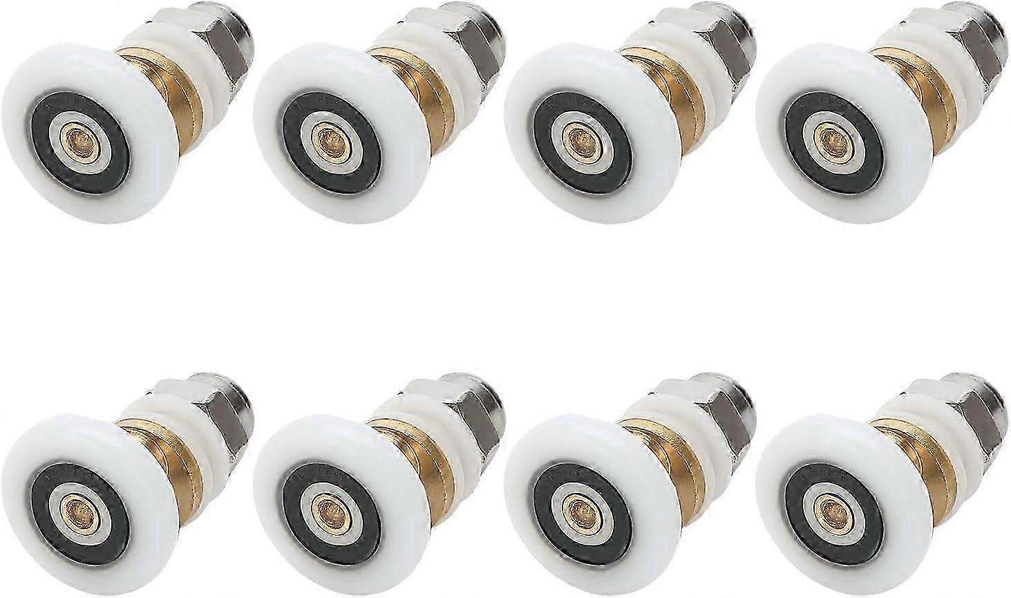 LINJOU Shower Door Rollers 25mm, 8pcs 26s