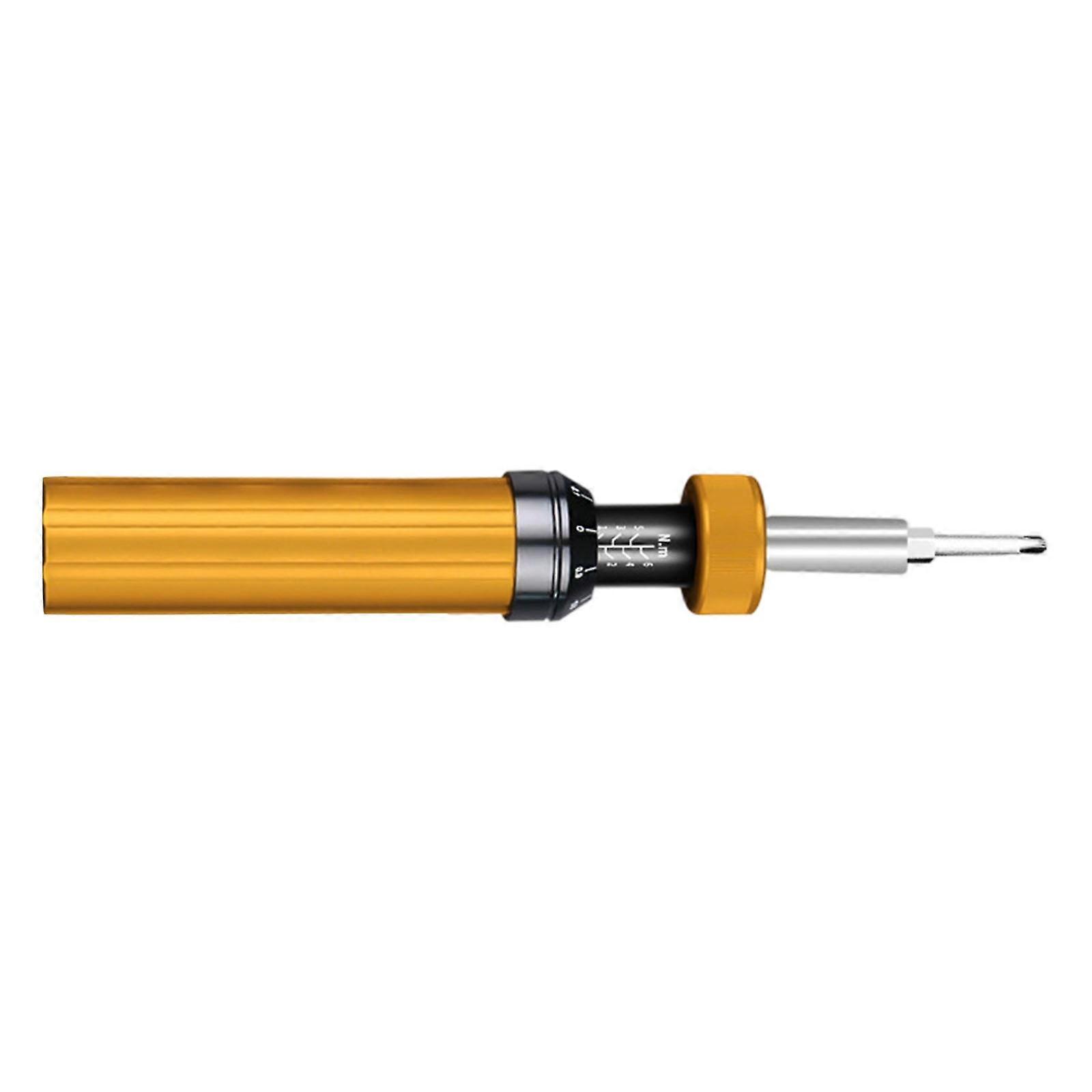 Accuracy Calibrated Screwdriver With Preset Torques System And Double Rotation Chromium Steel Tip Multicolor