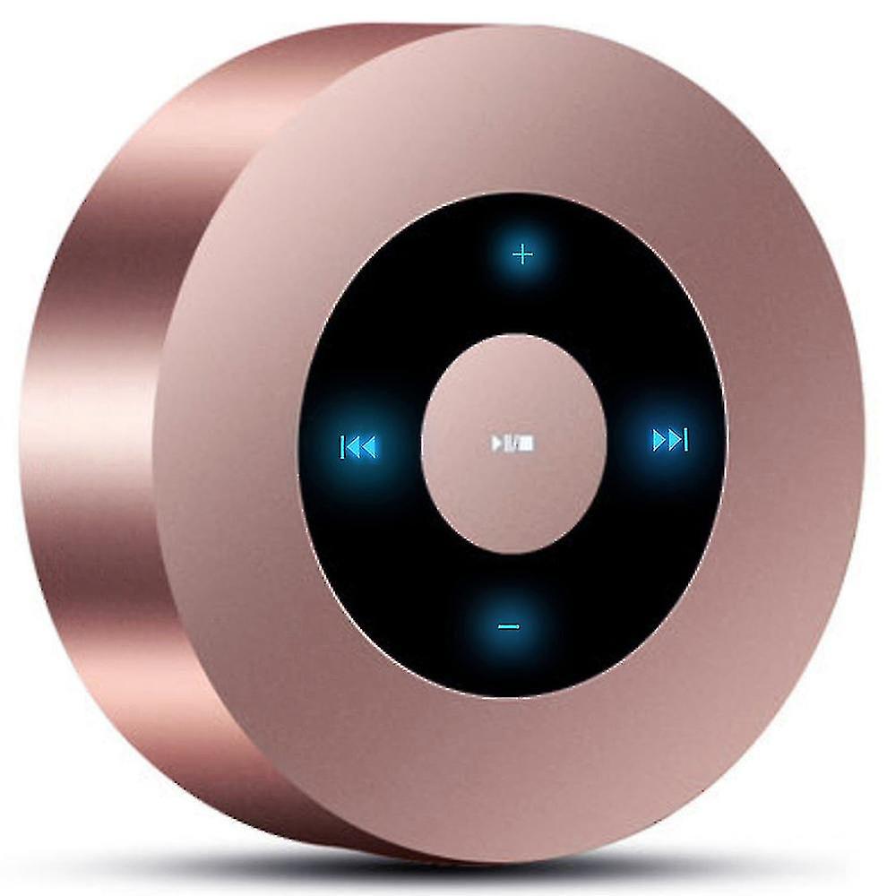 Wireless Bluetooth Speaker,mini Portable Circular Speaker With Led