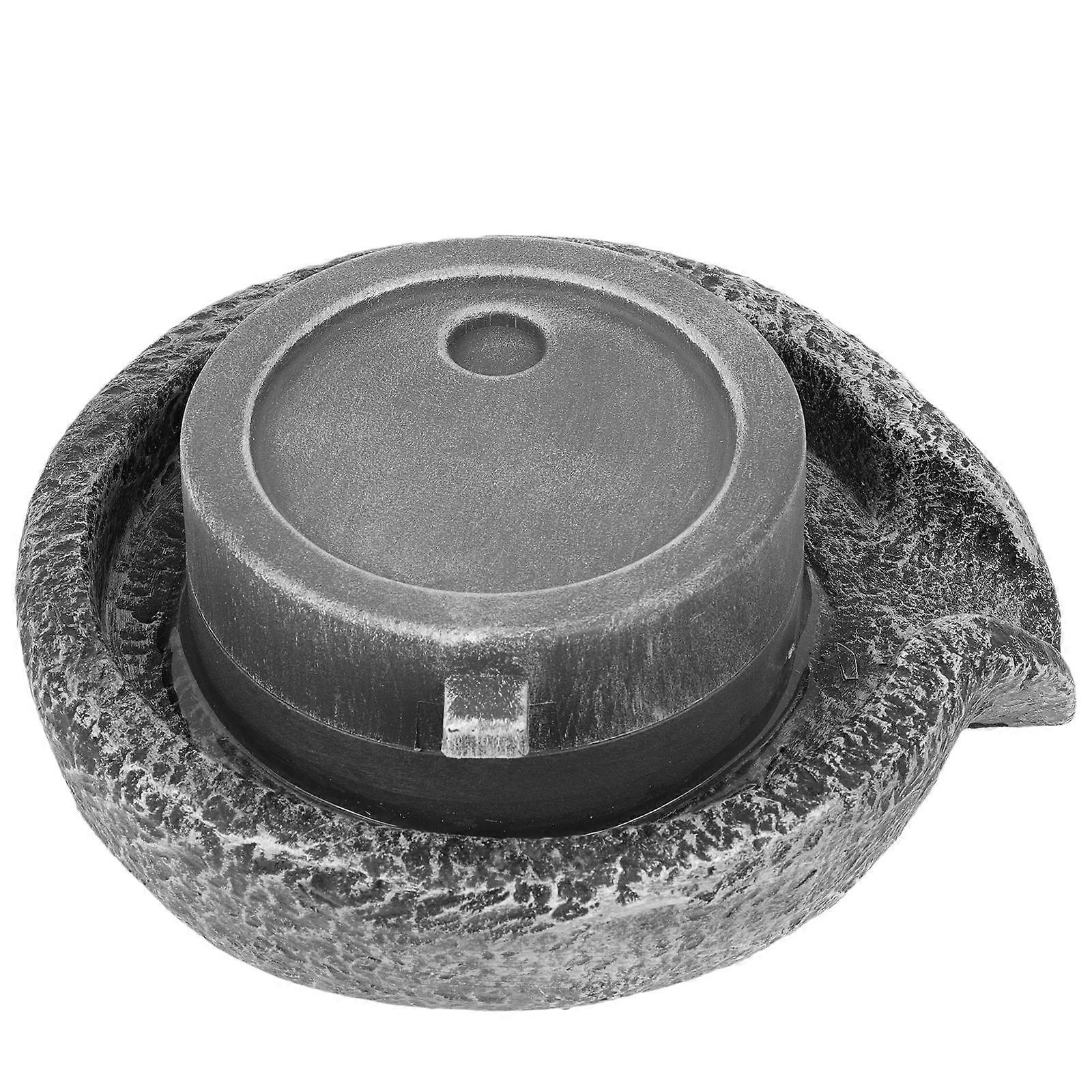 1 Set Simulation Fountain Mini Water Mill Model DIY Micro Scene Layout Ornament