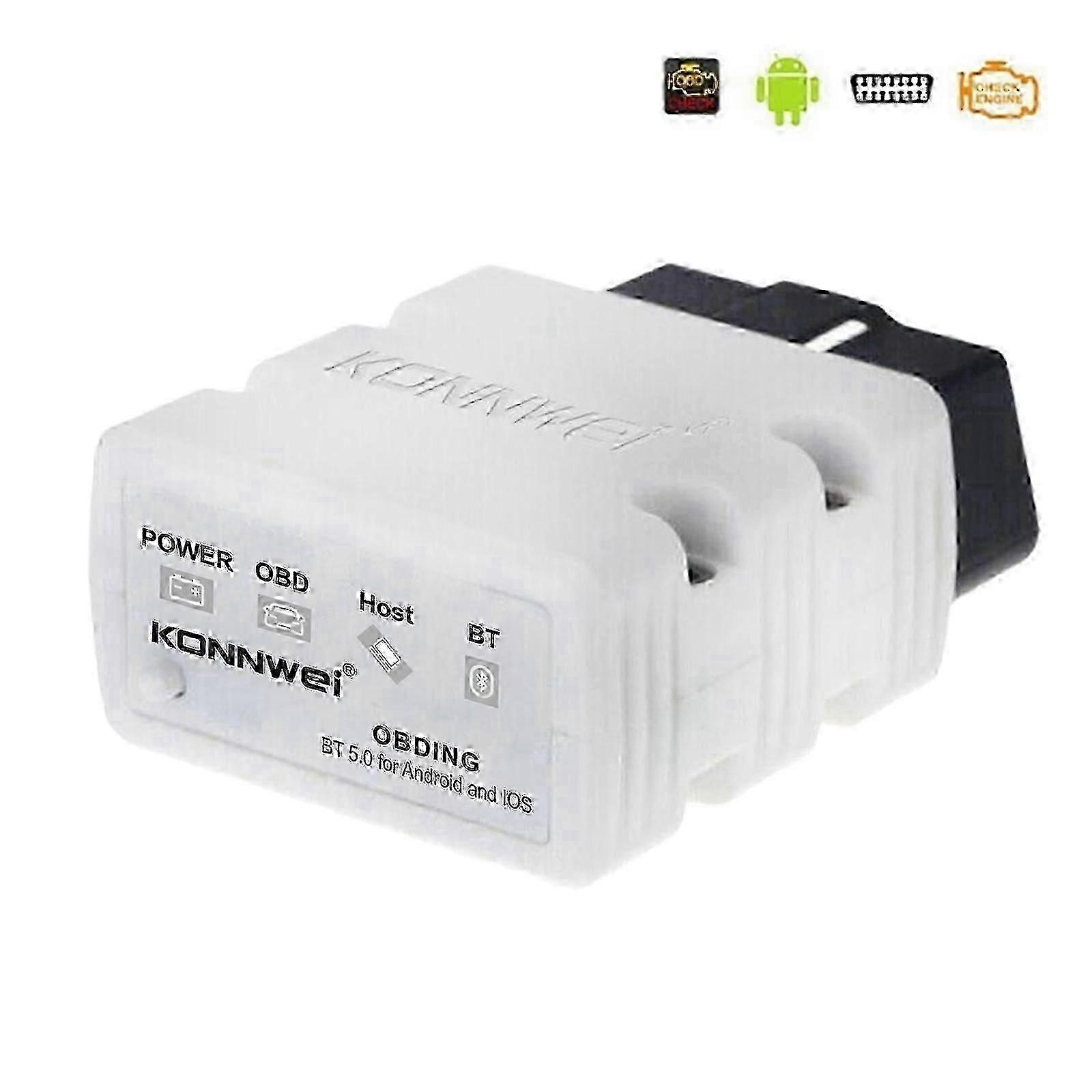 ​Bluetooth OBD2 Scanner Diagnostic Tool For Android Devices Torque App Car Code Reader Black​