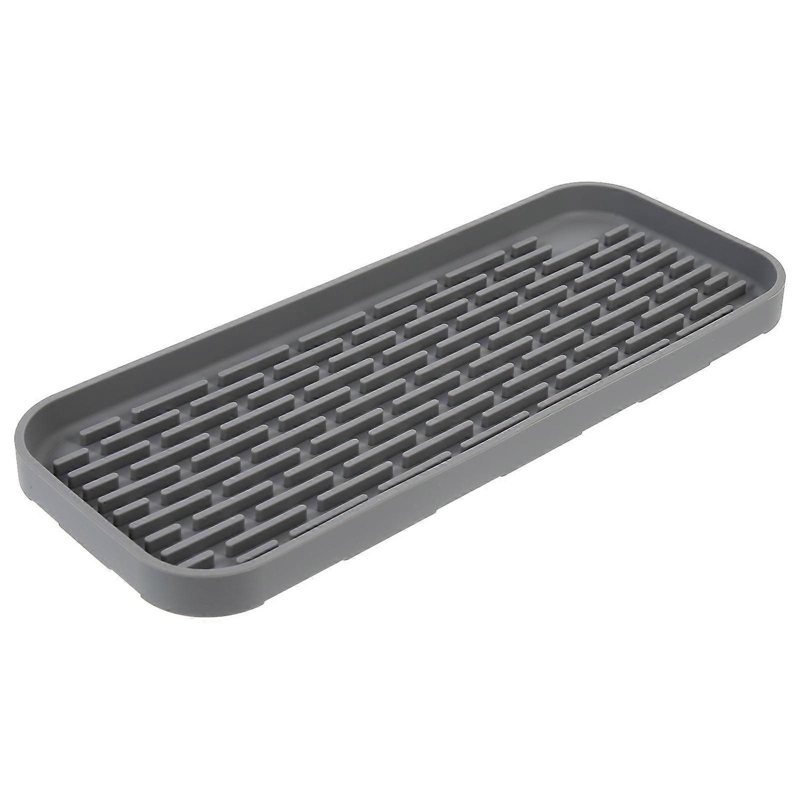 Flatware Kitchen Sink Large Dish Drying Rack Tableware Silicone Pad
