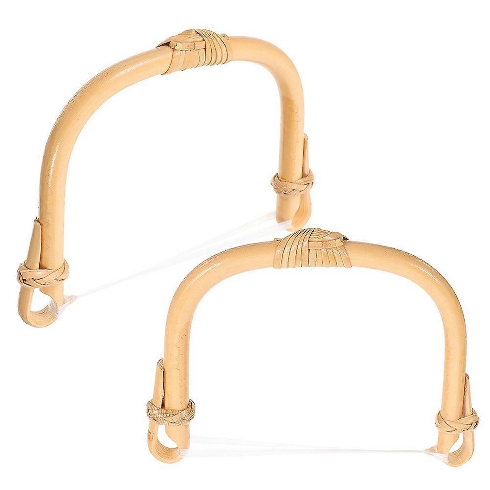 Replacement Wicker Kettle Handle For Ceramic Pot Tea Drinking Accessories U-Shape Beige Design 2Pcs