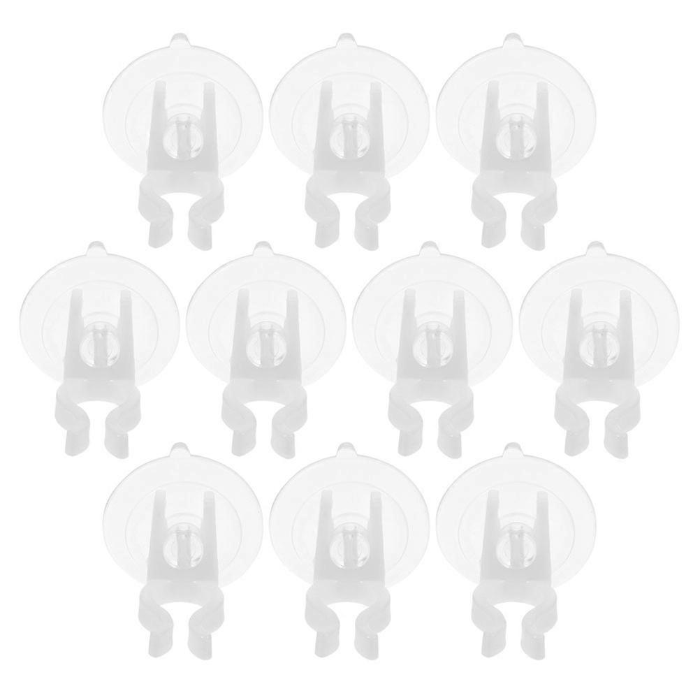 Electronic Candle Light Accessory for Hanging 10Pcs Transparent Wall Hooks