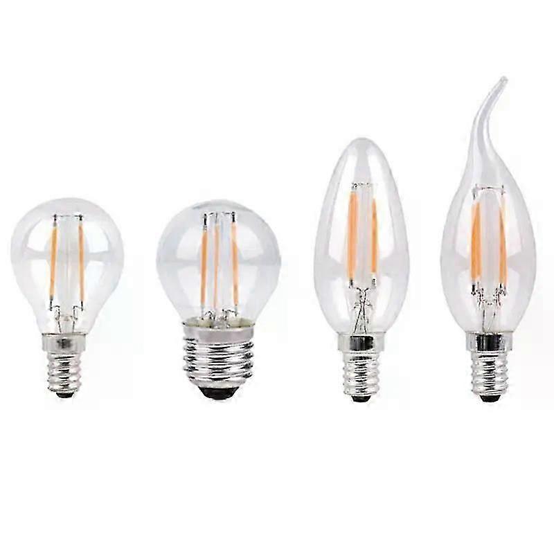 LED Edison Bulb 8W 12W 16W G45 Led Filament Light Bulb E27 E14 C35 Candle Lamp 220-240V Lampada Replace 40w 60w 80w halogen bulb