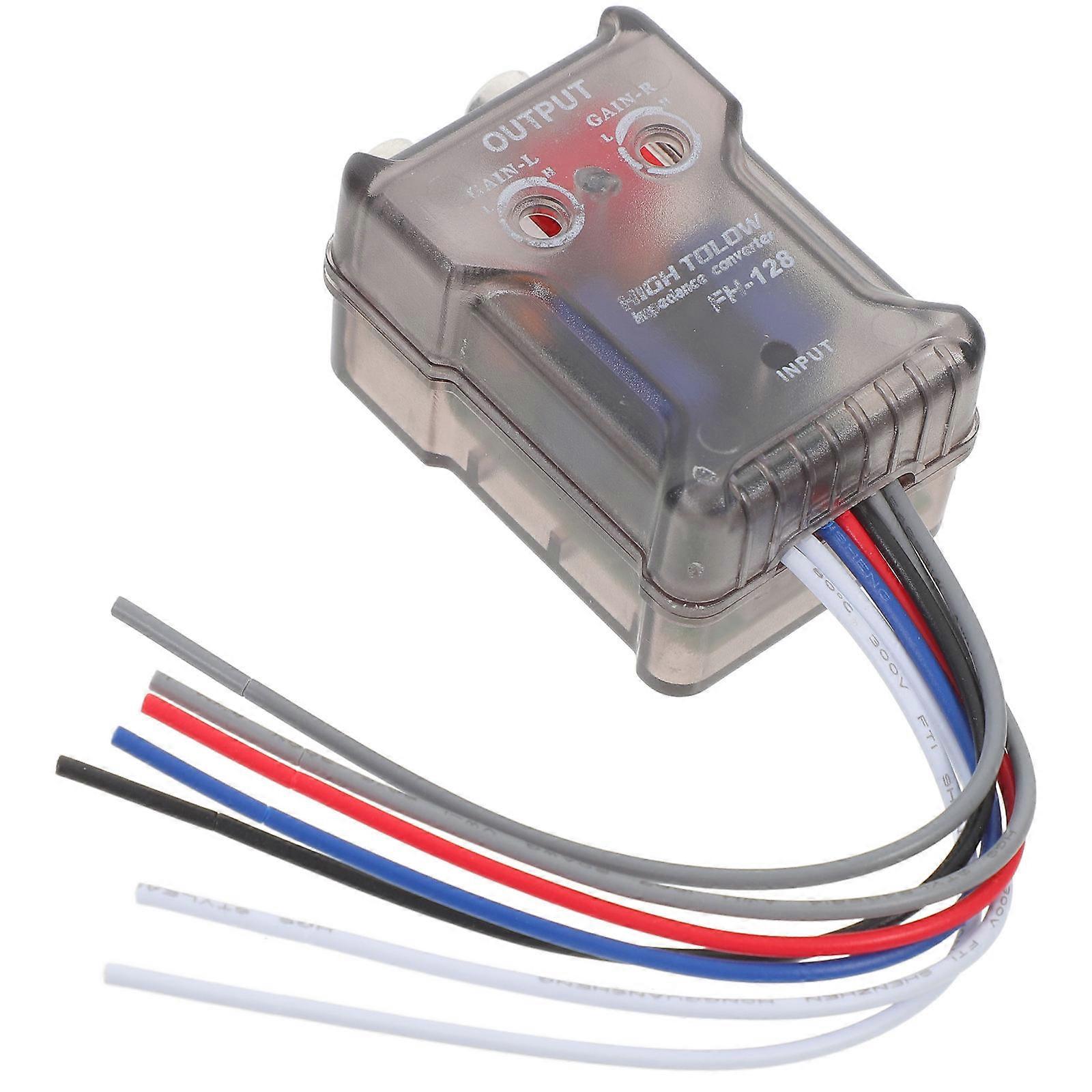 Stereo Converter For Driving Audio Conversion Compact Design 17.50x3.60x2.90cm 1Pack