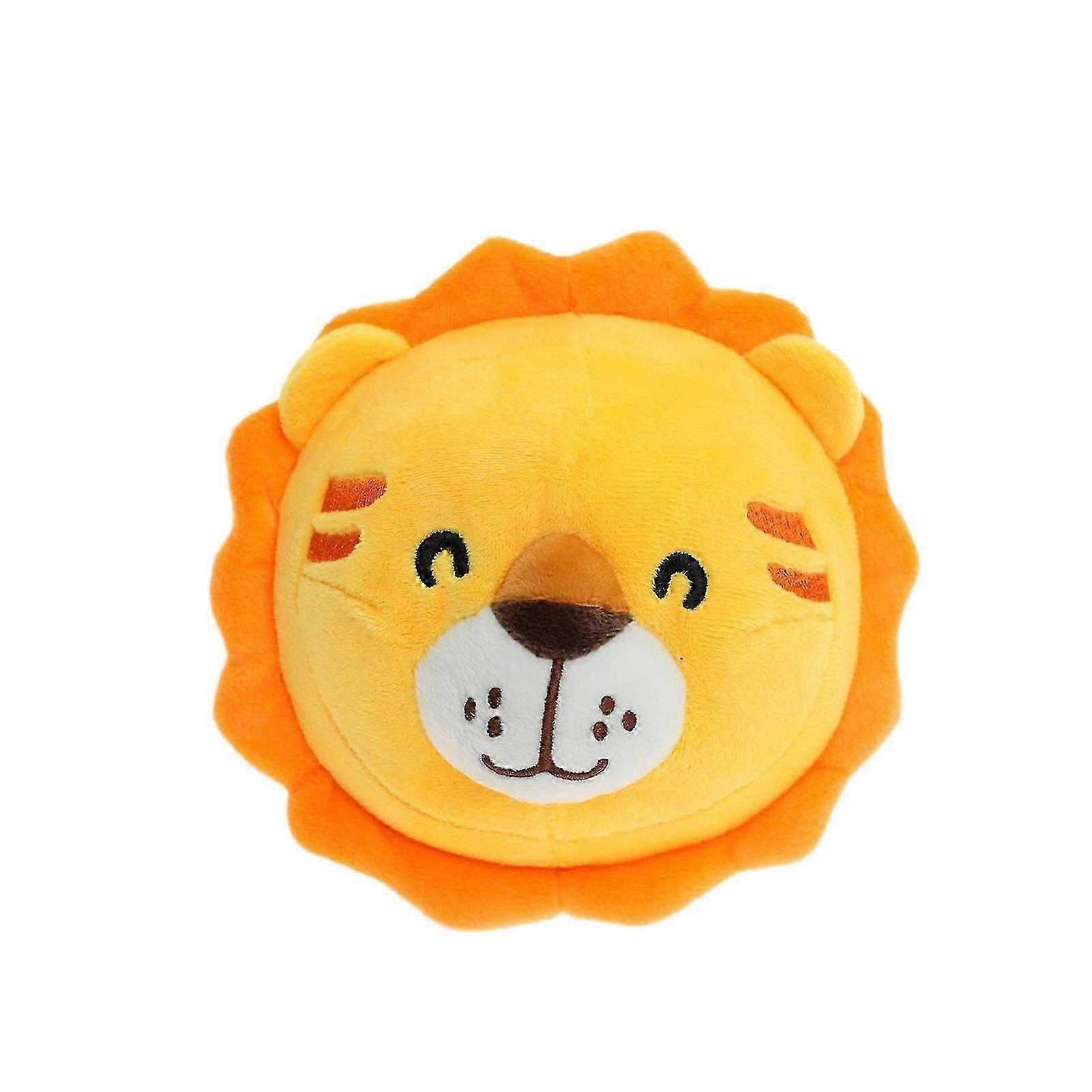 Naievear Interactive Barking Plush Dog Toy Ball Built-in Music Sound Making Usb Rechargeable Detachable Jumping Dog Toy