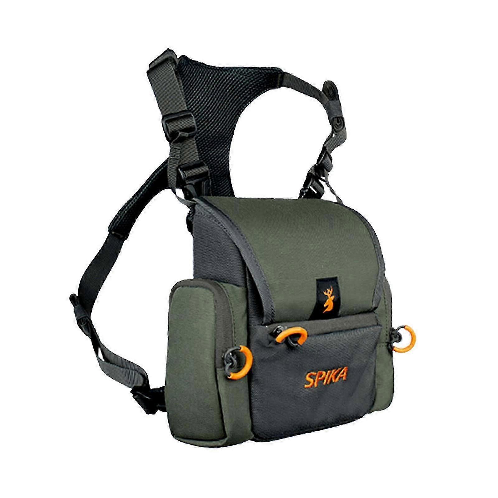 Binocular Harness Chest Pack with Rangefinder Pouch for Hunting, Adjustable, Lightweight, Durable, Fits Most Binoculars