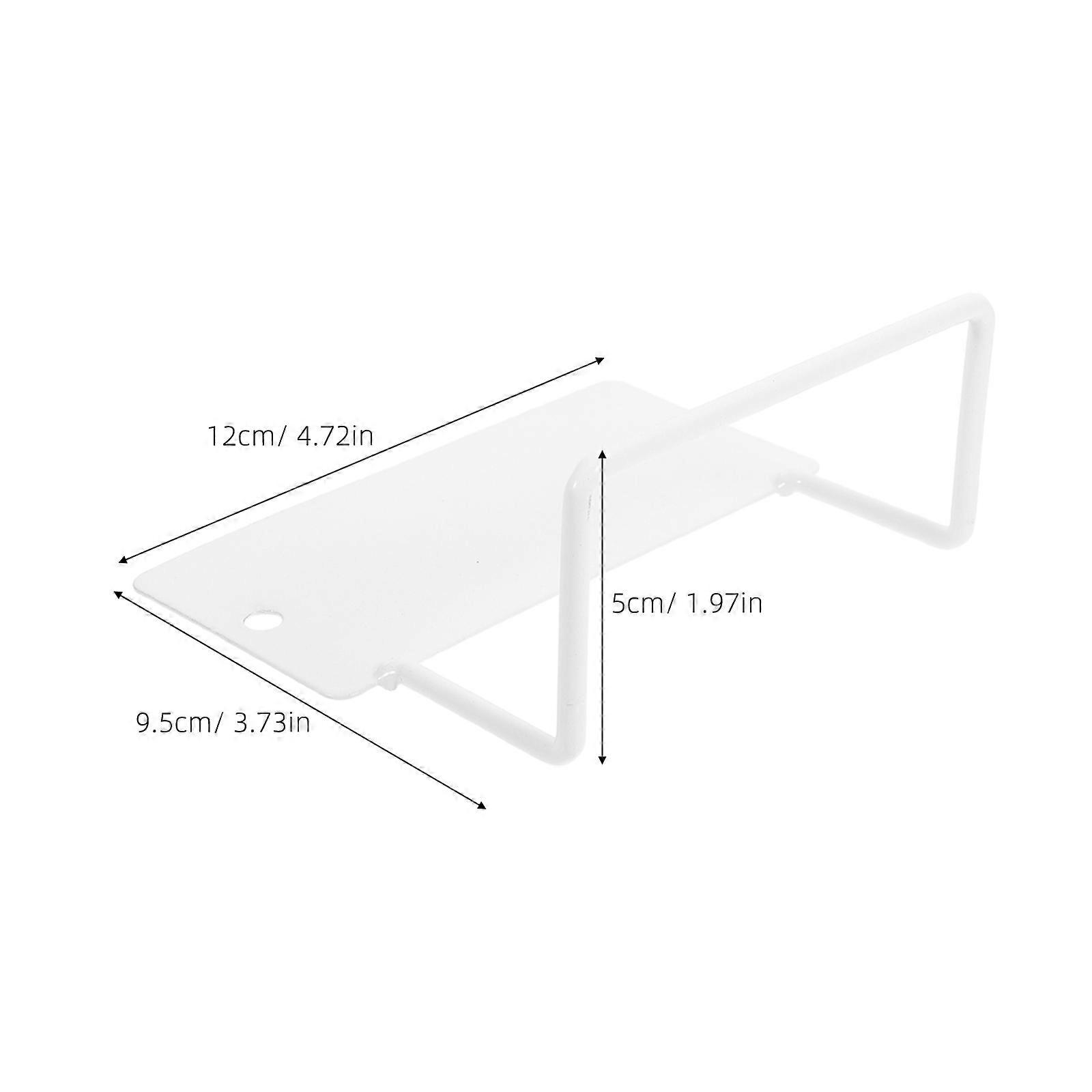 White Metal Mattress Retainer Bars for Bed Frame with Anti-Slip Function 2Pcs