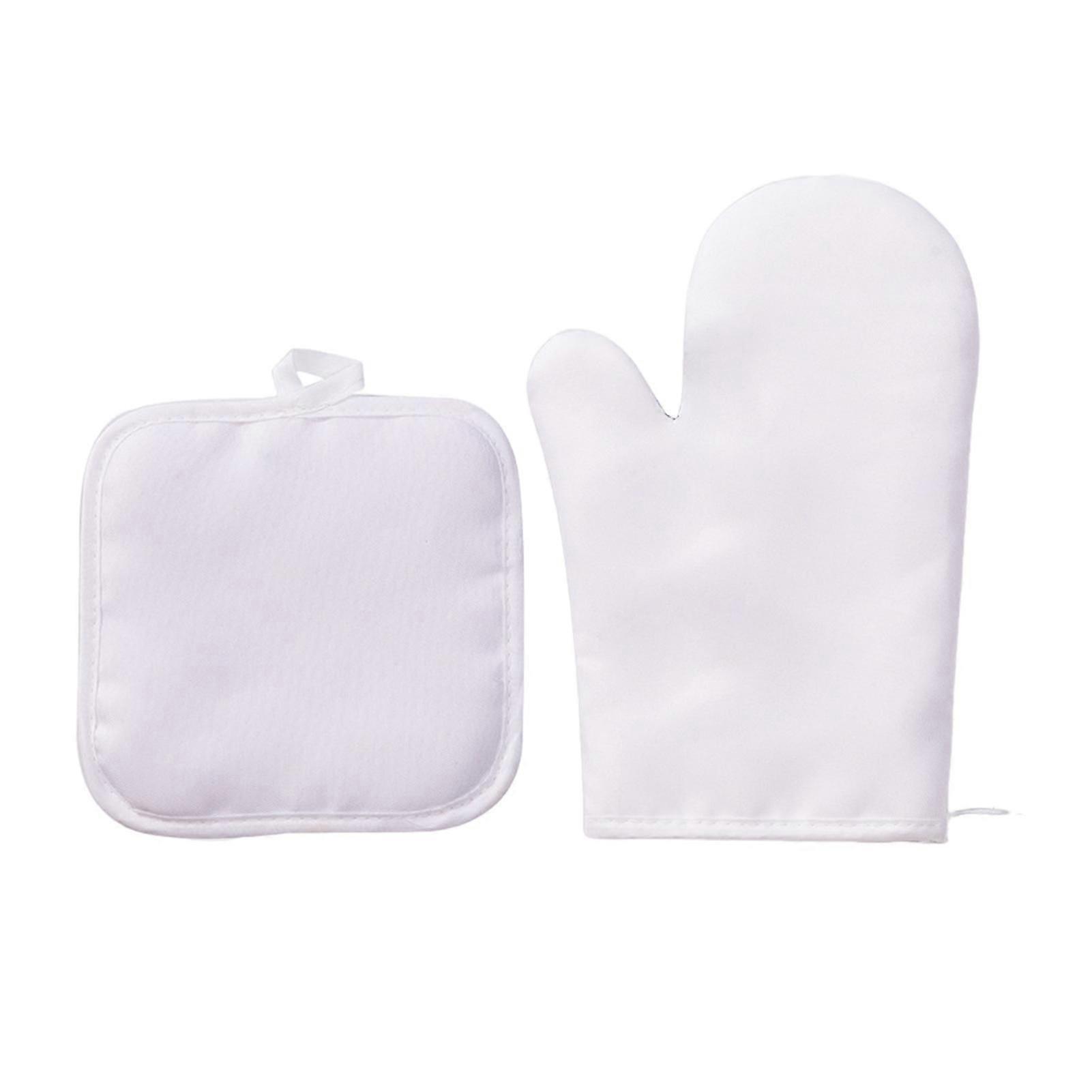 2-Pack Oven Gloves Extra-Thick Non-Slip Heat Resistant Baking Mitts