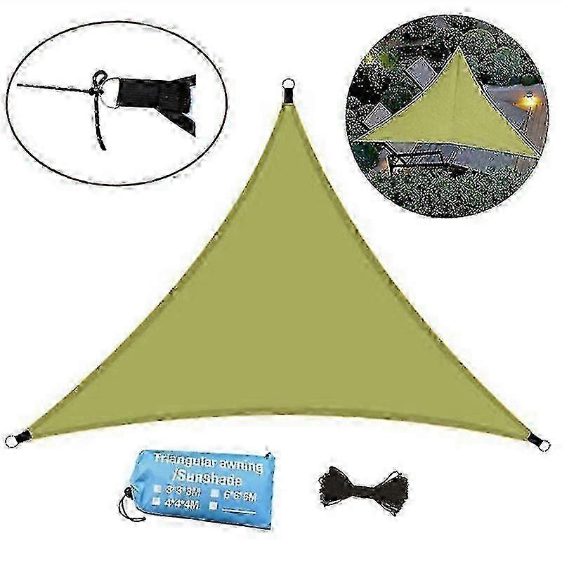 Triangle Sunshade Sail Canopy Patio Waterproof Tent Uv Block Awning For Garden Backyard