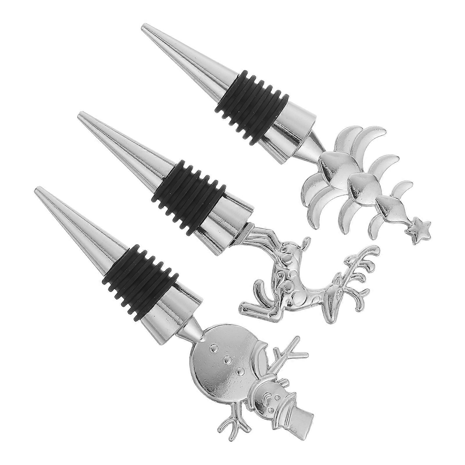 Christmas Themed Metal Reusable Plug 3Pcs