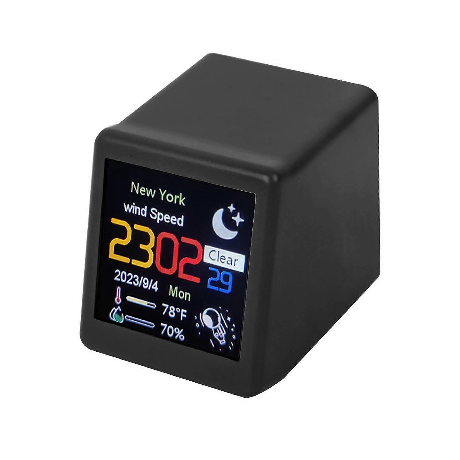 Smart WiFi Weather Station Clock with Realtime Updates, Temperature and Humidity Display