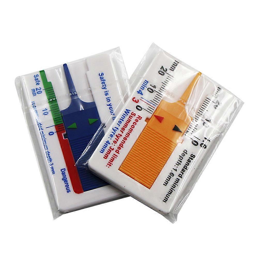 Tire Tread Caliper Portable Gauge for 12Pcs Precise Measure