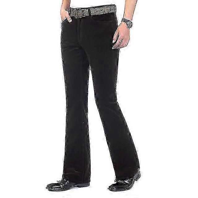 Stretch Corduroy Trousers for Men, Autumn Casual Pants with Flared Sole