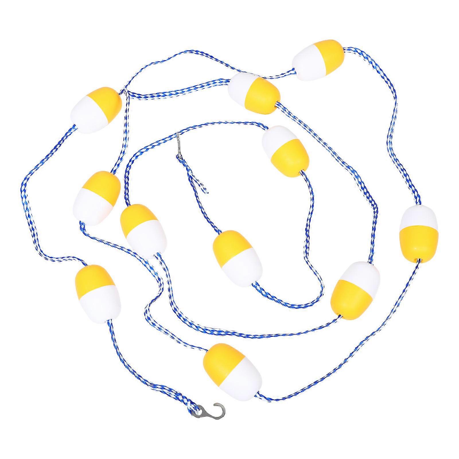 Floating Buoy Line for Pool Divider Spiral Buoy Line Swimming Pool Supply 1 Set Pool Marking Line
