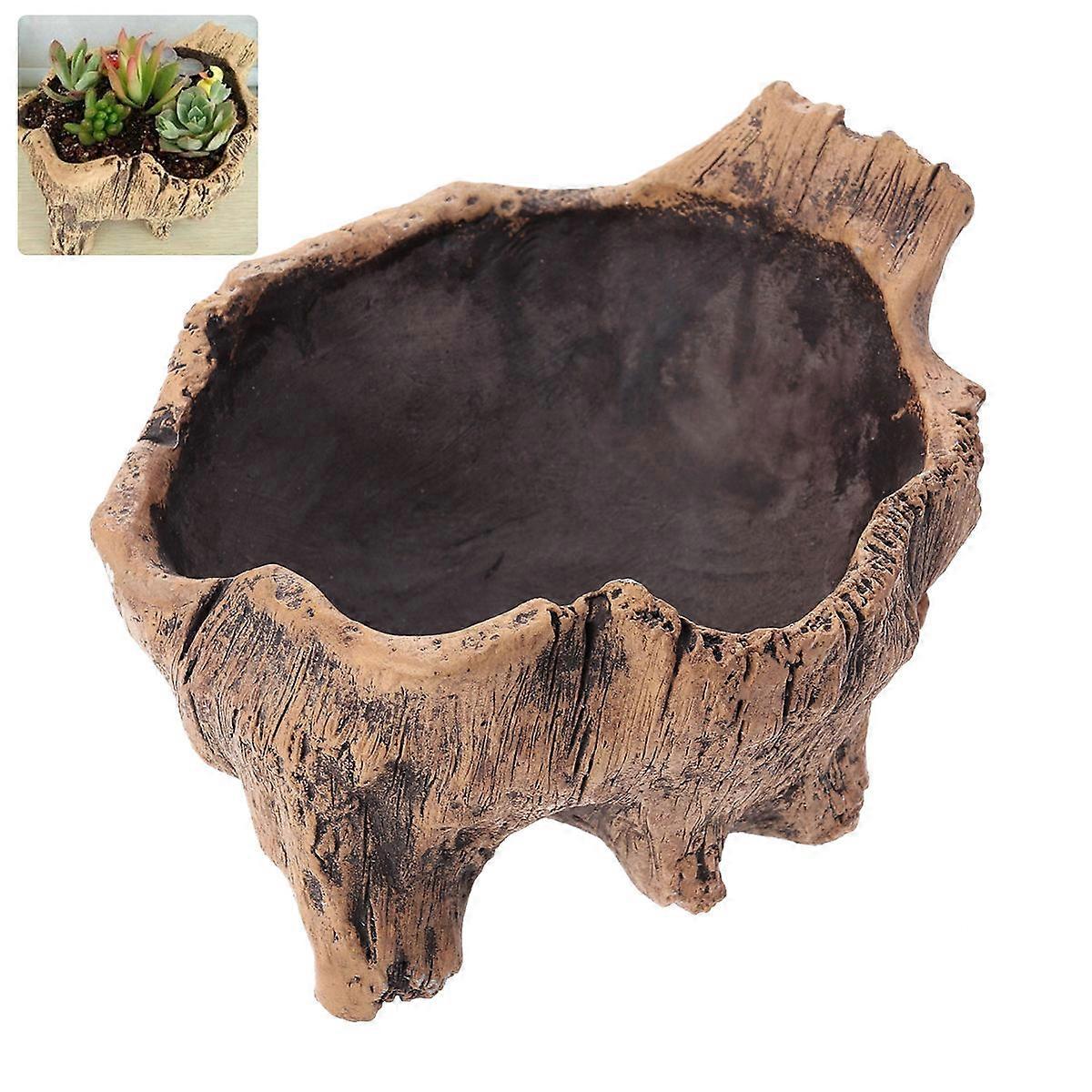 Planter Bonsai Pots Cement Flower Pot for Decoration Creative Model