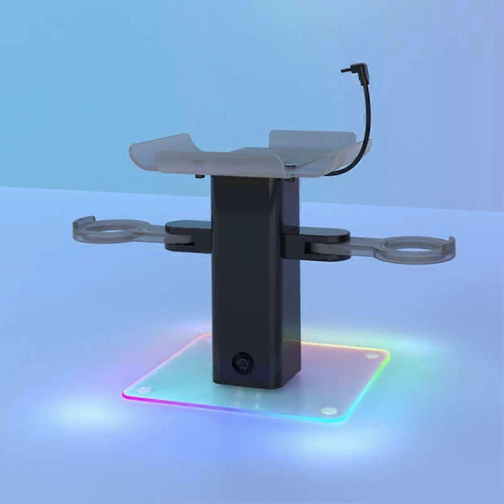 Charging Dock for Oculus Quest 2/3/3S with RGB Light, Controller Storage Holder, VR Headset and Controller Display Stand