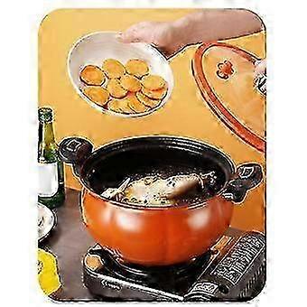 Pumpkin Non-stick Multi-function Soup Pot with Glass Lid 25-26