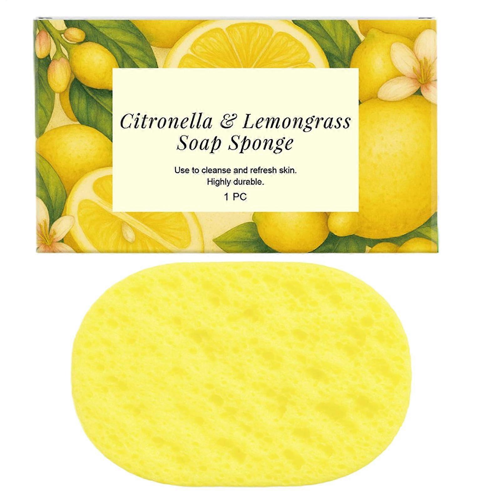 Bath Sponge with Dual Texture for Deep Exfoliation and Gentle Cleansing, Durable Soft Mesh Design