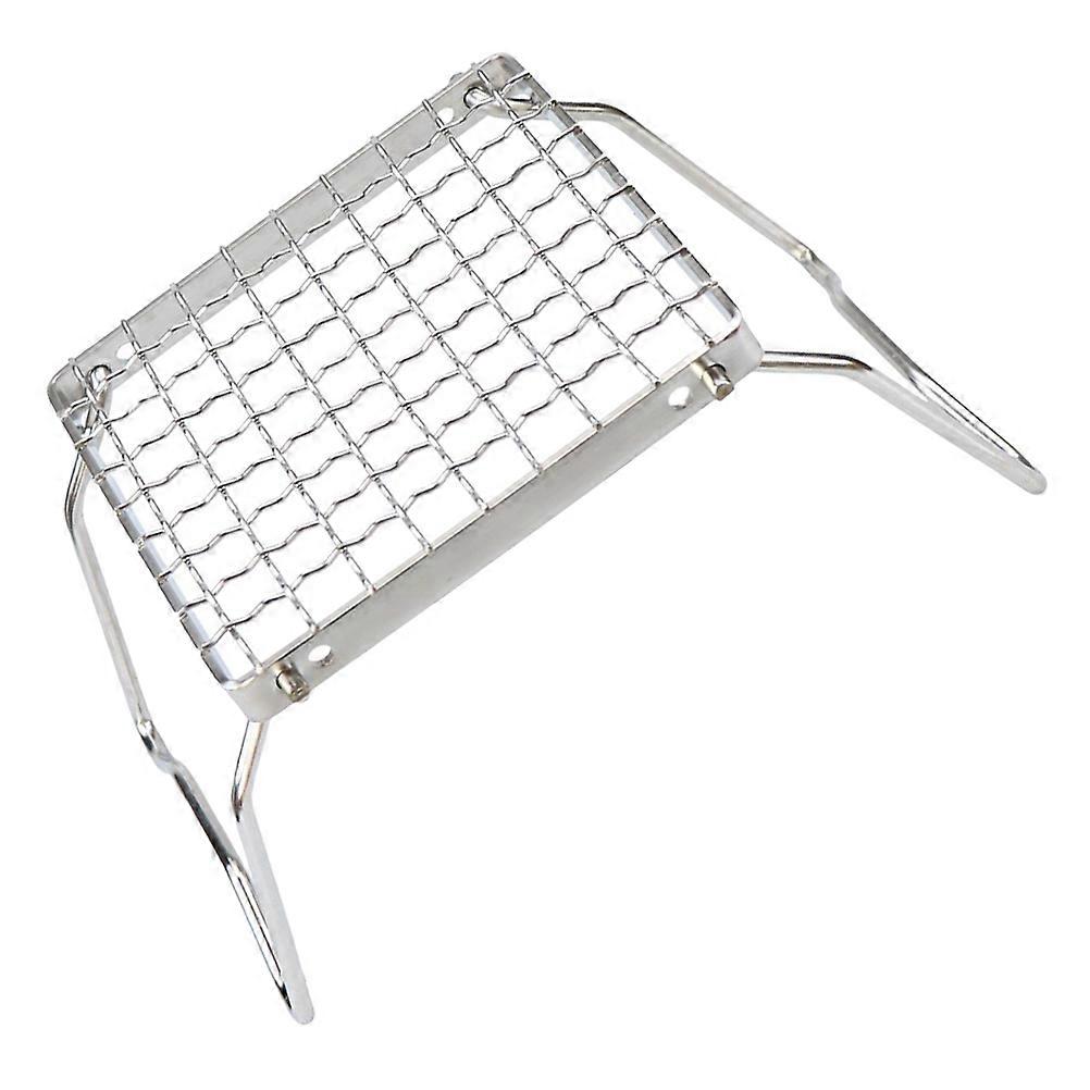 Stainless Steel Campfire Grill Folding Rack for Camping 2Pcs Cooking Grid