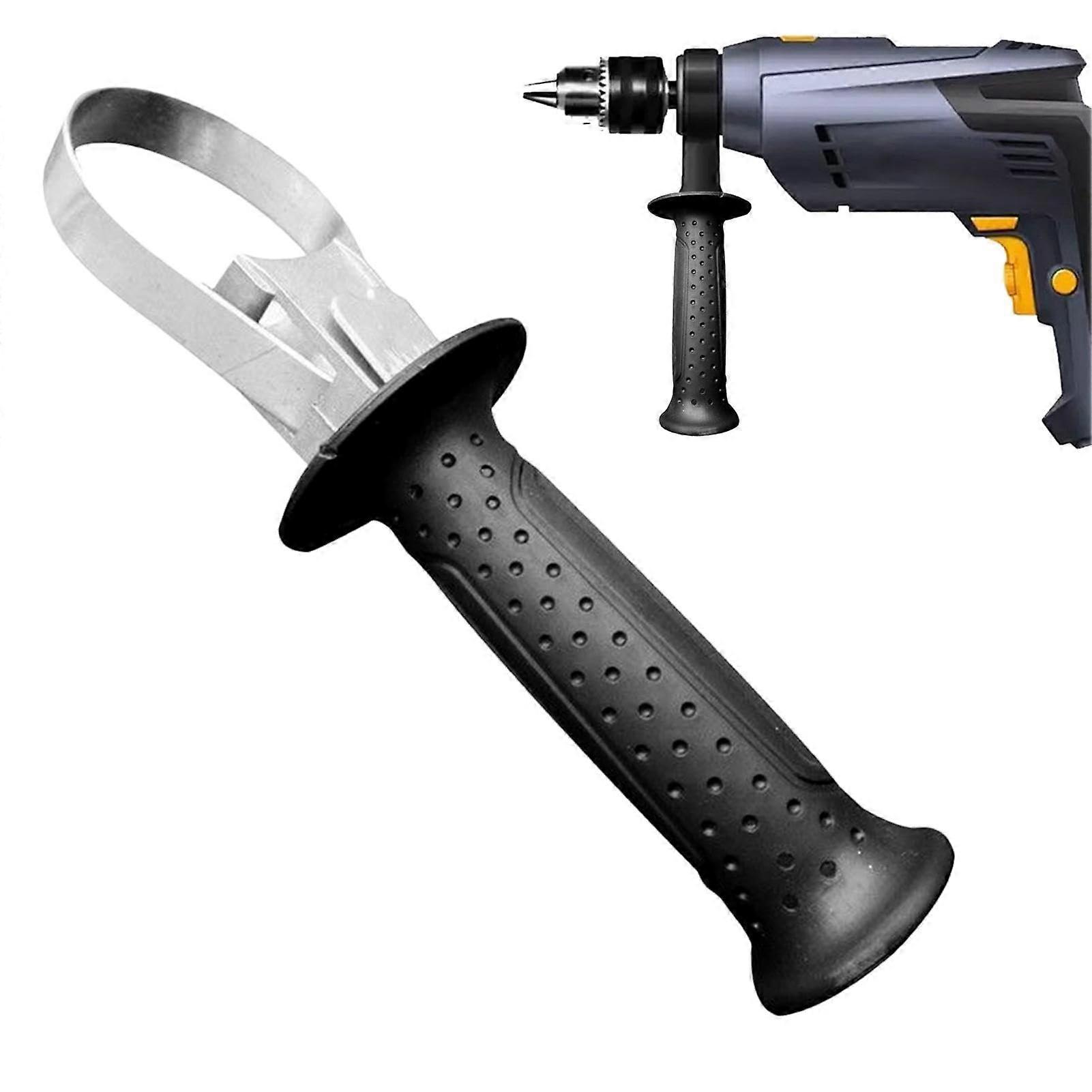 Hammer Drill Handle 6065mm Replacement with Ergonomic Grip and Adjustable Side Design