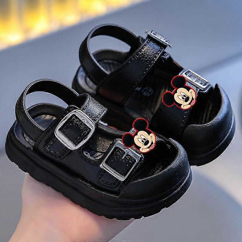 Disney Wear Velcro Casual Shoes Boys and Girls Mickey Mouse Kids Sandals Fashion Soft Bottom Baby Beach Shoes