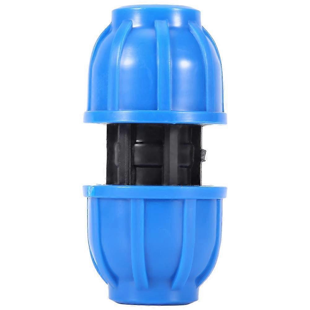 5Pcs 20mm Straight Water Pipe Connector PE Plastic Pipe Fitting No Scaling Quick Connection