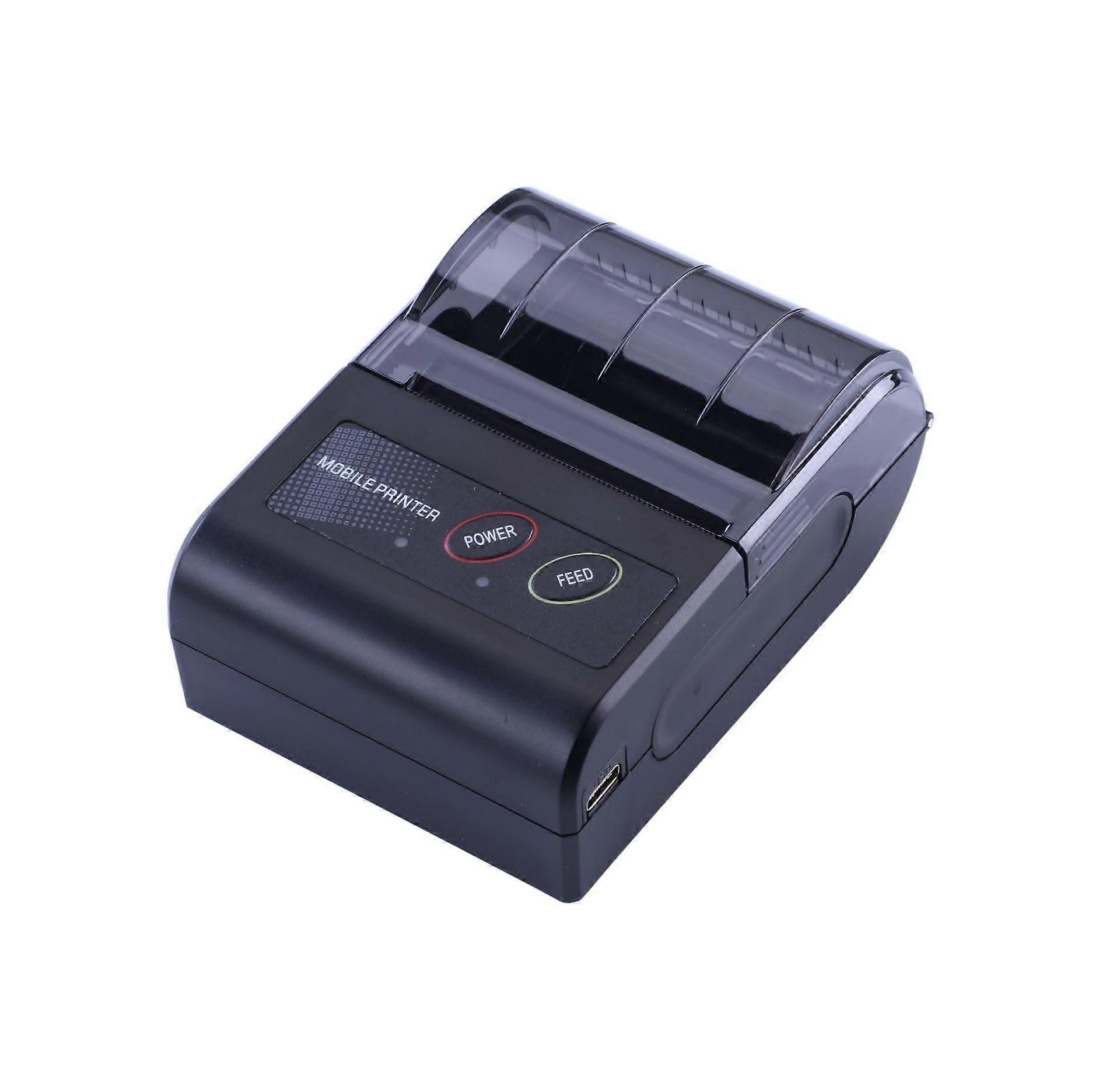 Portable Thermal Printer Bluetooth USB 58mm Speed Receipt Ticket Printer for Retail Restaurant