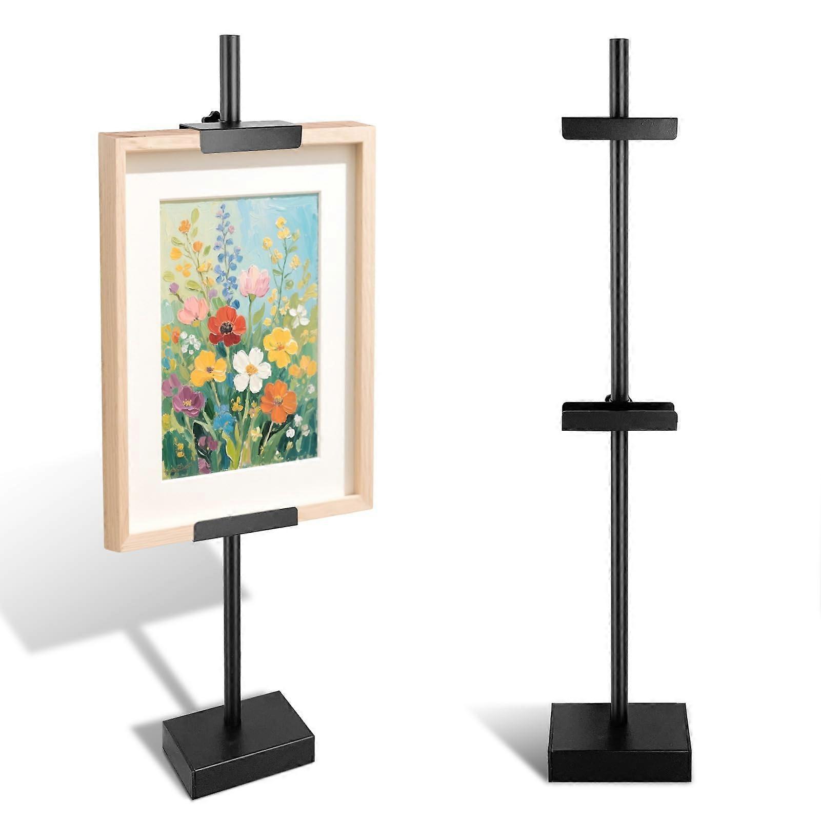 Adjustable Tabletop Easel Stand with 29 Inch Height Clamp for Artwork, Signs, and Picture Frames