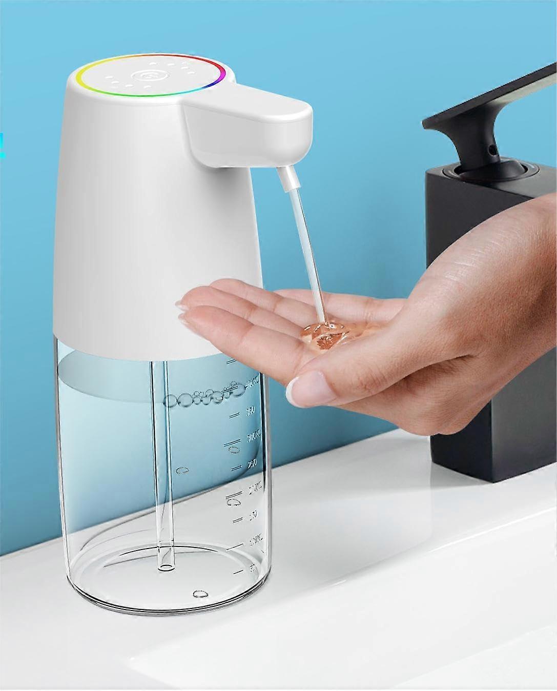 Automatic Soap Dispenser 450ml Touchless Smart Sensor for Bathroom and Kitchen USB Rechargeable