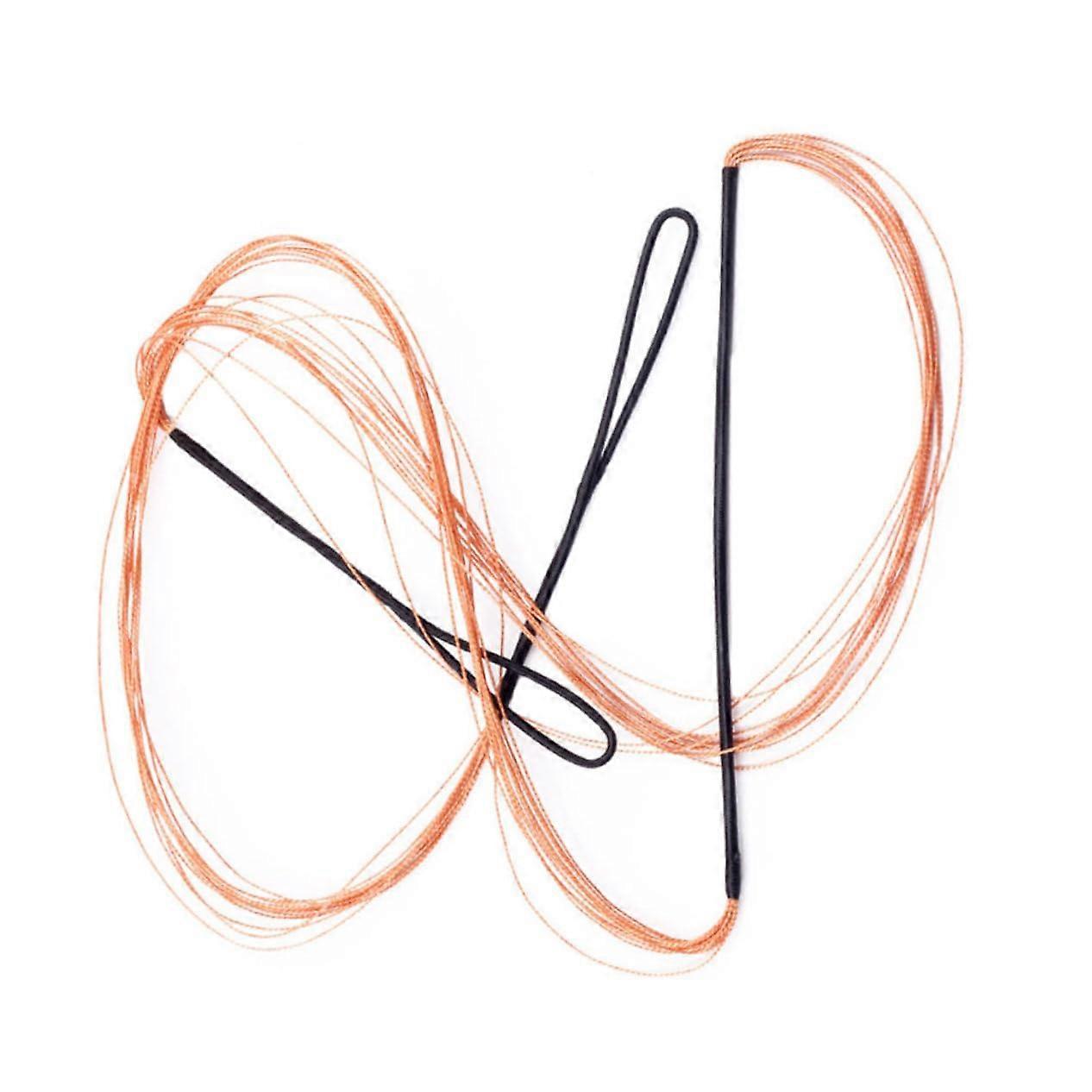 Recurve Bowstring with Silencers Durable Nylon Archery Bow String for Hunting and Practice