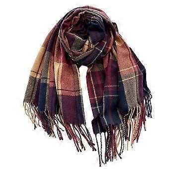 Wear Women's Long Plaid Blanket Scarf Oversized Thick Warm Winter/Autumn Large Plaid Scarves Wrap Shawl