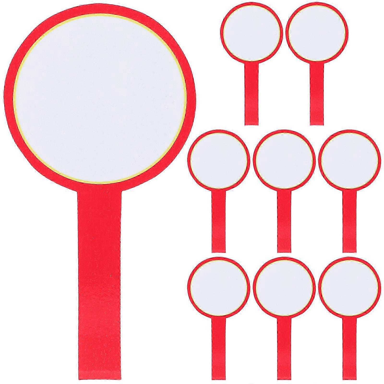 Blank Writable Scoreboard Scoring Board for Judges Voting 8Pcs PVC