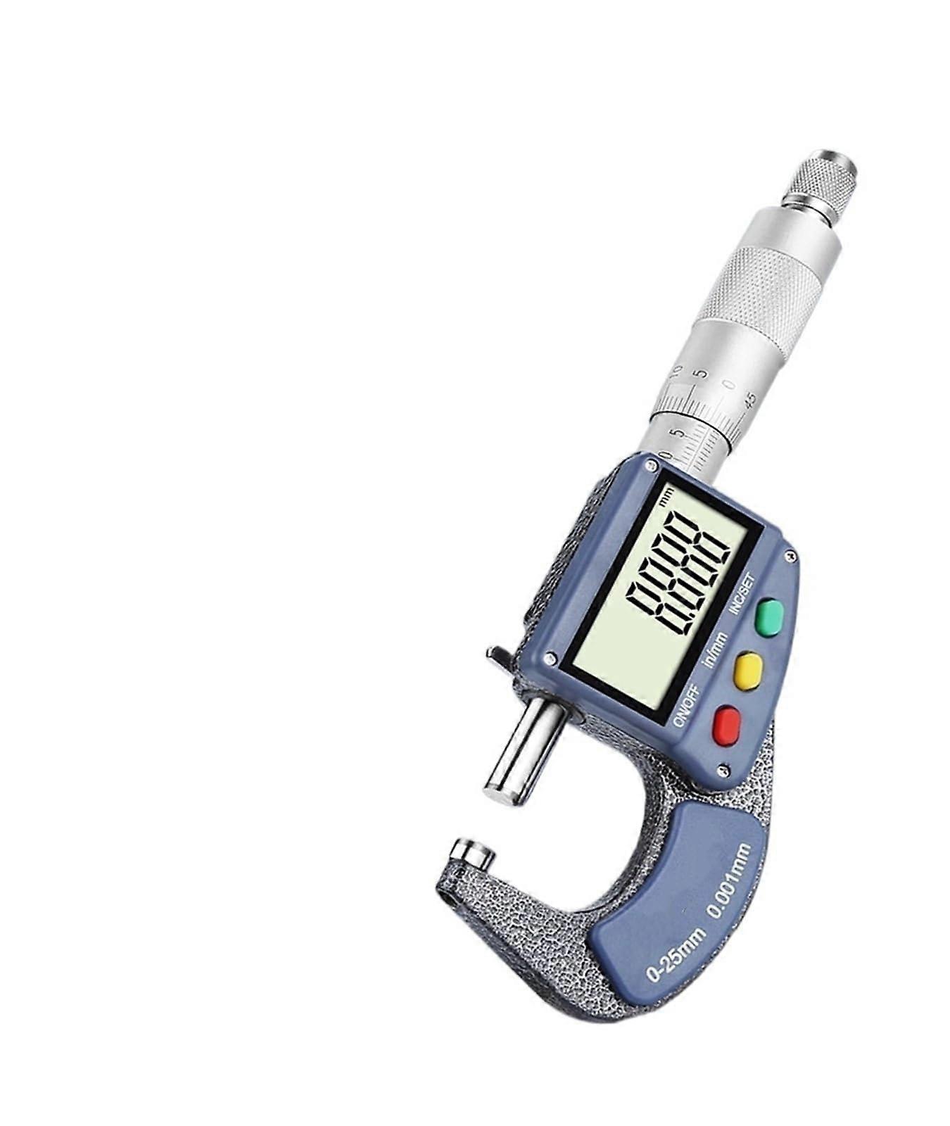 Digital Outside Micrometer 025mm Resolution Measurement IndustrialGrade Durable Gauge