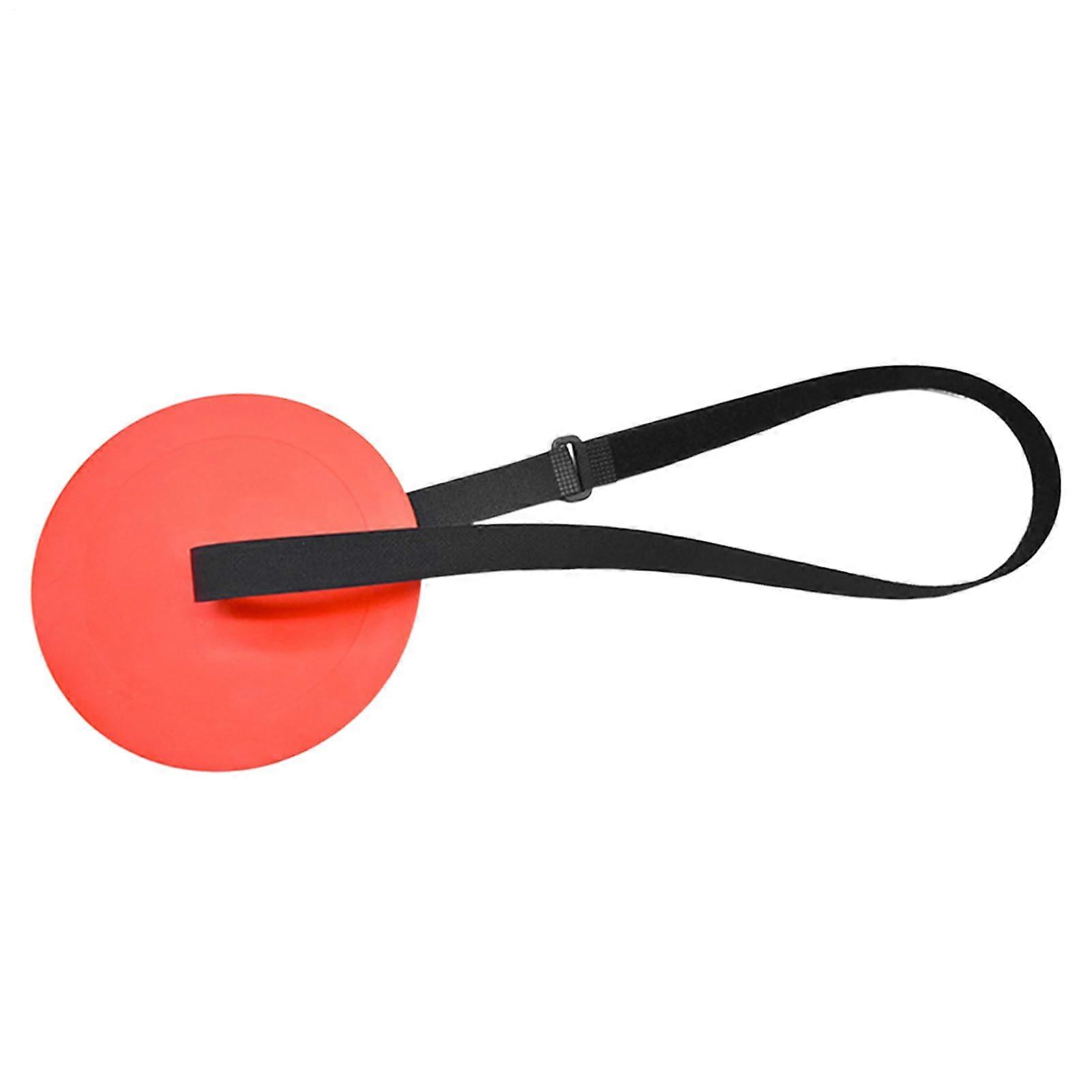 Soccer Goal Target with Precision Surface and Adjustable Straps for Coaching and Backyard Practice Red