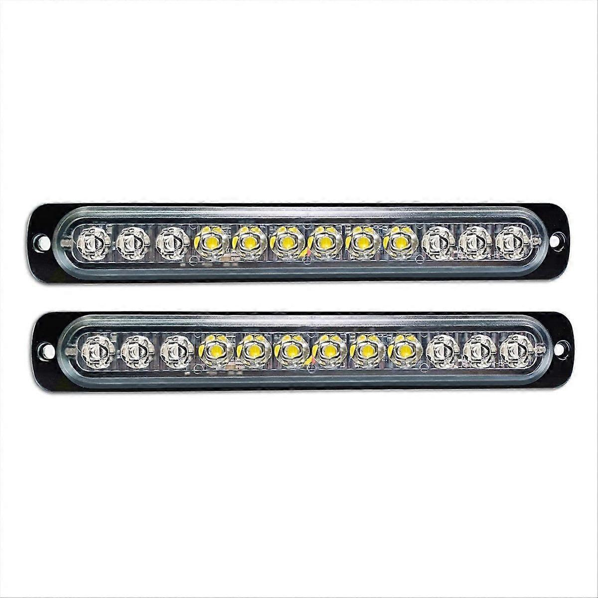 12LED Safety Emergency Flashing Lights,Blue+White