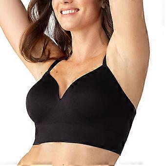 Women's Wireless Triangle Bralette No Underwire Seamless Push Up Bra Invisible Plunge V Neck