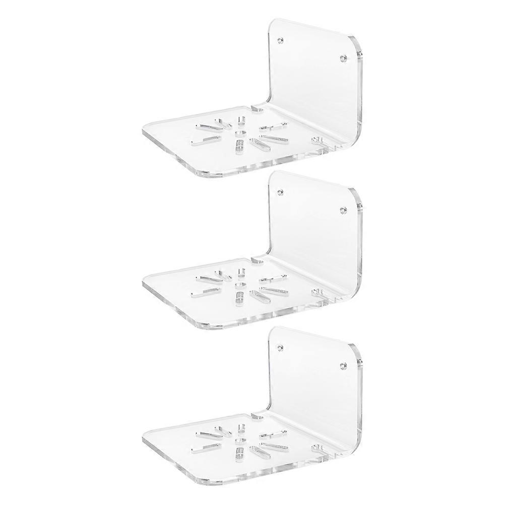 Floating Camera Shelf Acrylic Holder for Security Camera 9Pcs