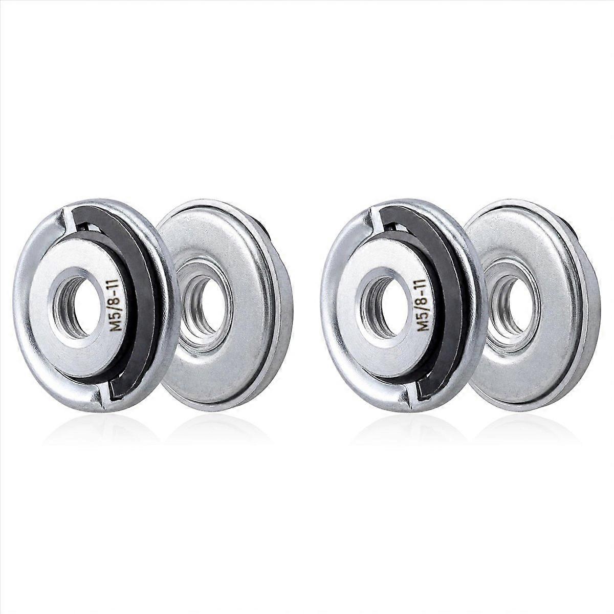 2Pcs Quick Change Angle Grinder Flange Nuts 5/8-11 Grinder Nut