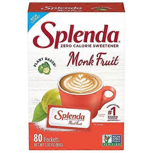 Splenda Monk Fruit Zero Calorie Sweetener Packets