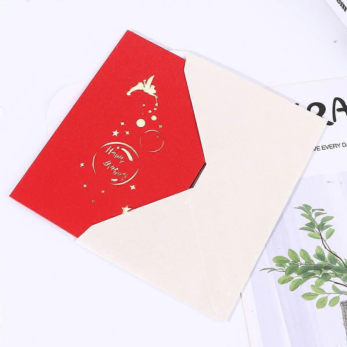 3 Pcs from Birthday Cards 3D Three-dimensional Greeting