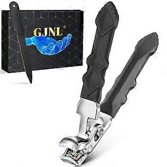 Toe Nail Clippers for Thick Nails for Seniors, Angled Head Toenail Clippers for Thick Toenails with Wide Jaw Opening, Sharp Nail Clipper Cutter for Me