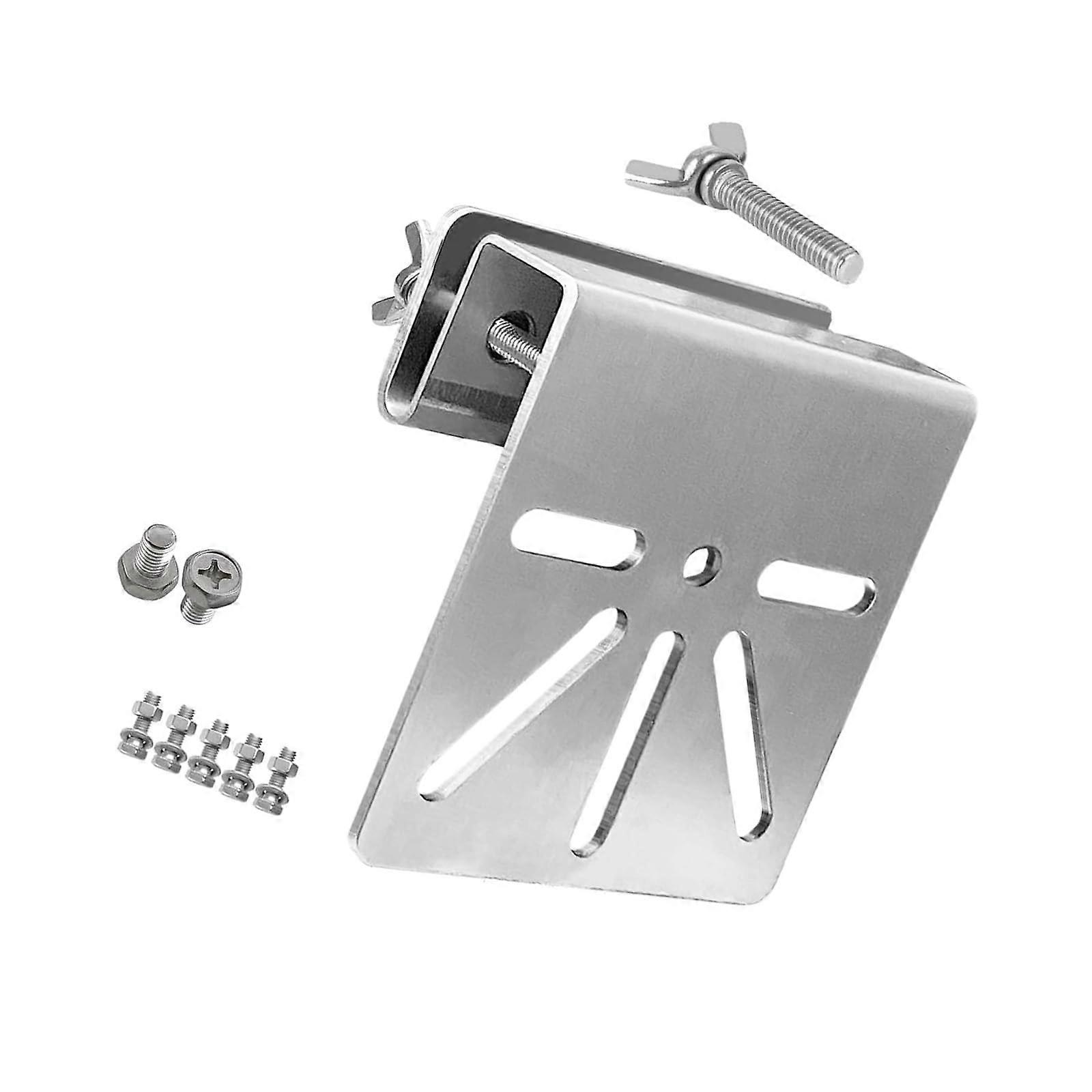 Outdoor Security Camera Mount NoDrill Stainless Steel Weatherproof Adjustable Bracket for Eaves