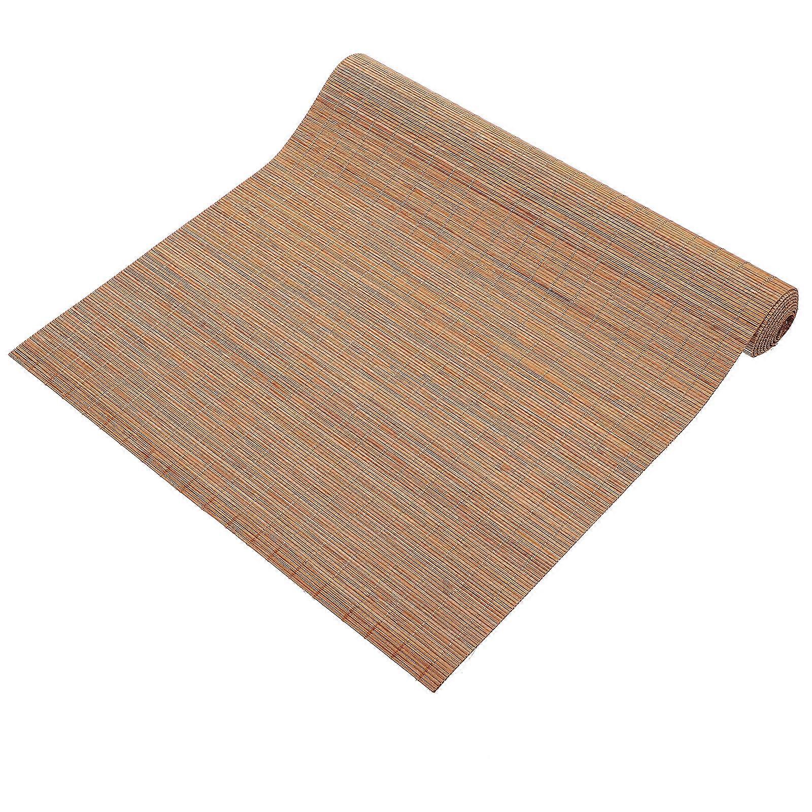 1pc Borderless Bamboo Tea Mat Table Placemat Tea Table Runner for Tea House