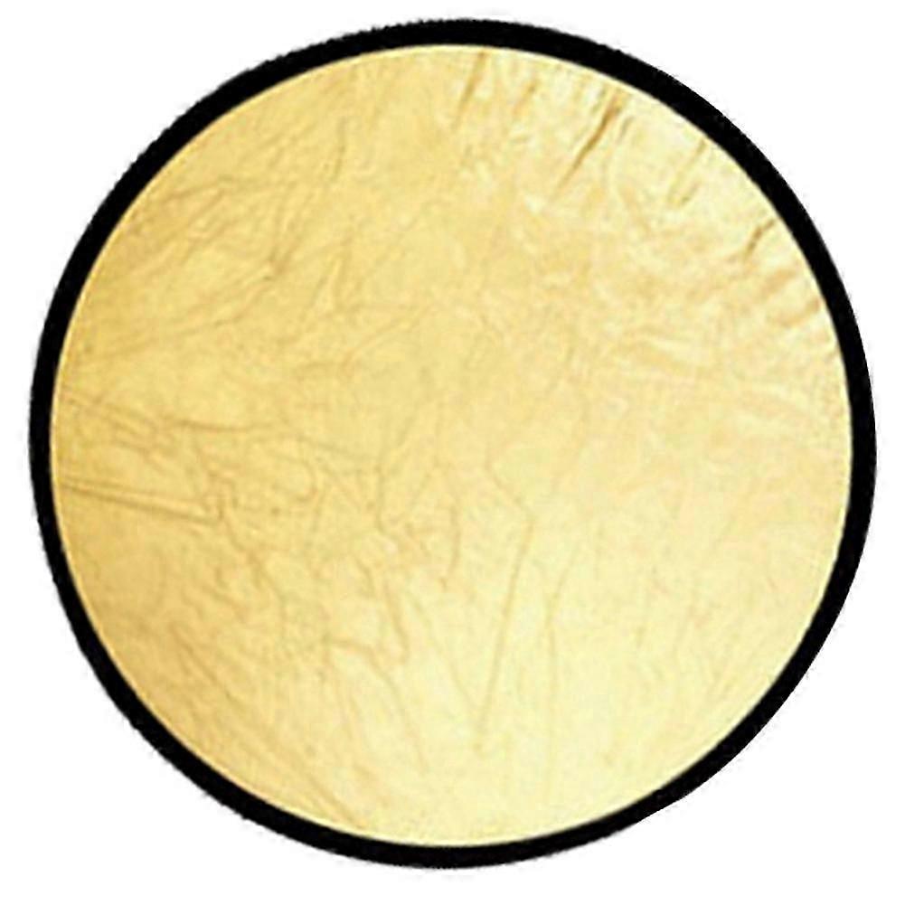 Photography Reflector 2-in-1 Gold Silver Foldable Mini Round Portable Suitable compatible with Studio Diffuser