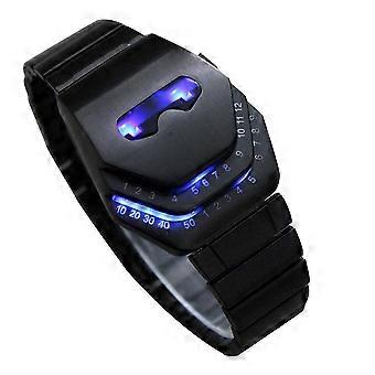 LED Watch Snake Stainless Steel Watch for Men Women to Look At Time